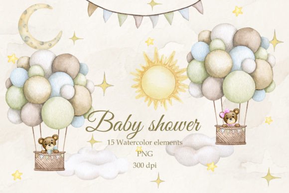 Adorable Teddy Bear Hot Air Balloons for Your Next Project