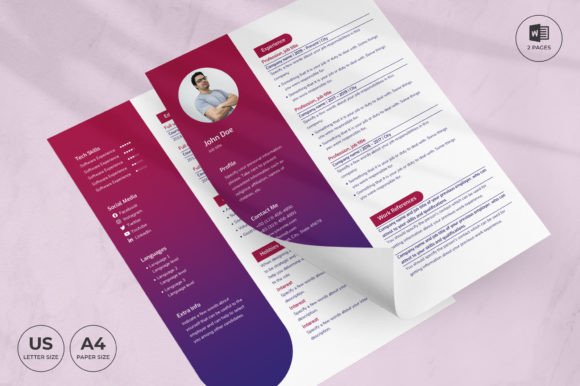 Advertising Agency Resume Template CV: A Designer's Guide