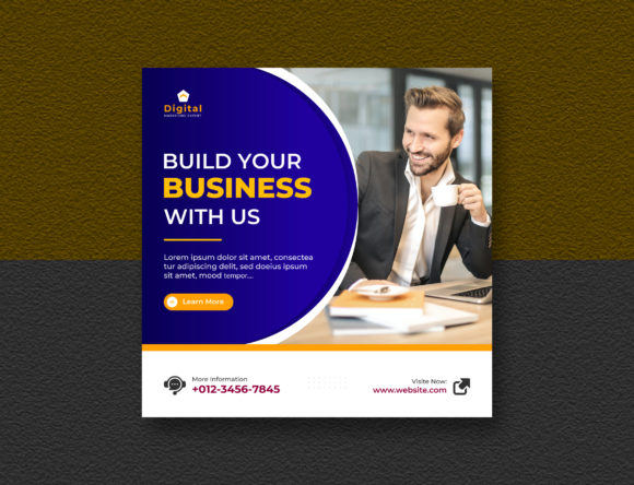 Business Agency Social Media Post Banner: Your Design Shortcut