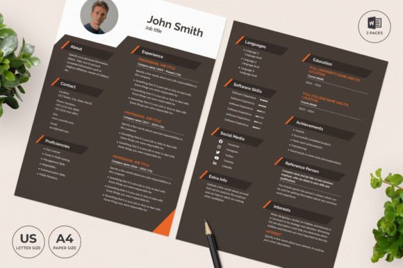 Carpenter Resume Template CV: A Blueprint for Professional Presentation