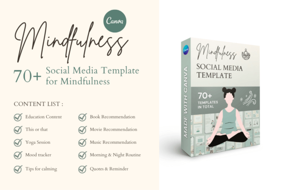 Effortless Calm: The Mindfulness Bundle Canva Template