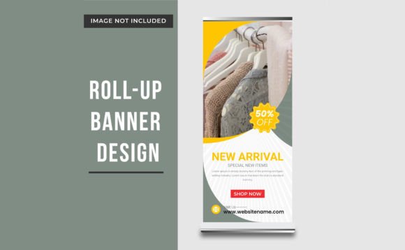 Fashion Sale Roll-up Banner Design: A Designer's Review