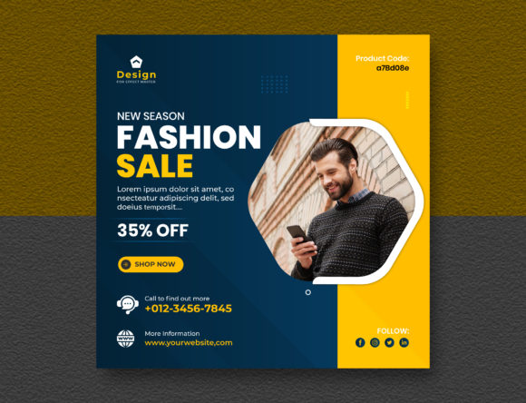 Modern Fashion Sale Instagram Banner: A Designer's Take