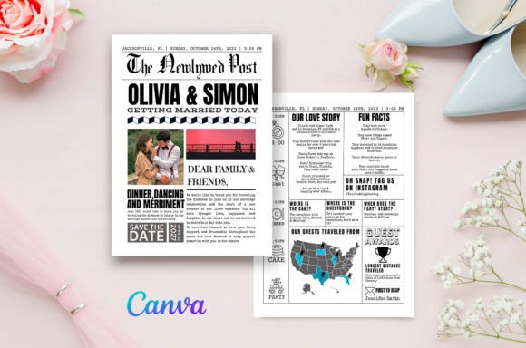 Newspaper Wedding Program Template: A Guide to a Stylish, Personalized Event