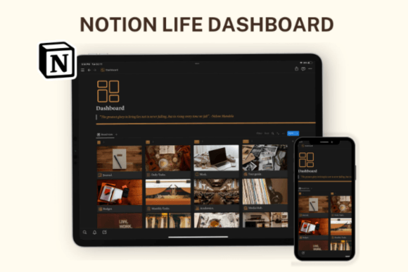 Notion Template, Notion Life Planner: Organize Your Daily Life