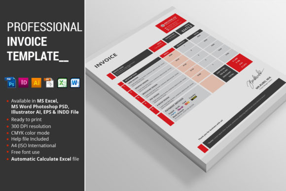 Professional Invoice Template: Elevate Your Brand's Finishing Touch