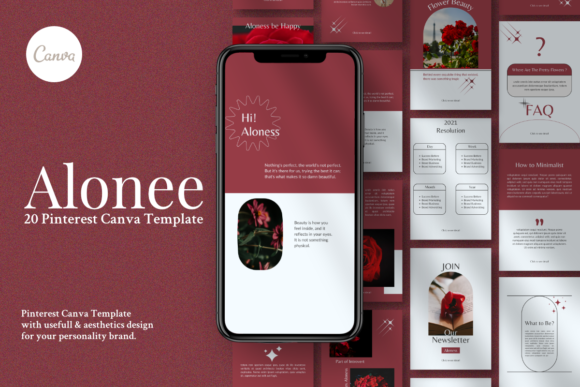 Streamline Your Pins with the Alonee Canva Template Pack