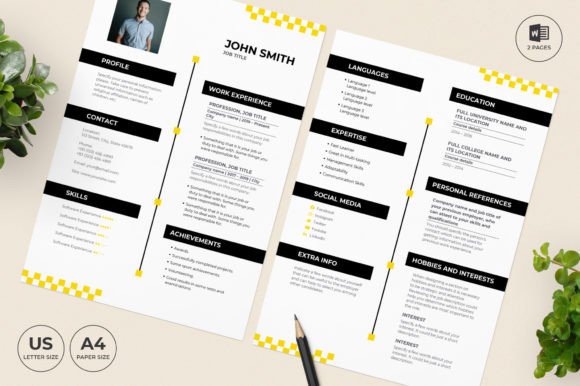 Taxi Service Resume Template CV: A Design-Centric Approach