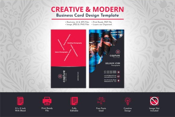 Vertical Photography Business Card: A Modern Branding Tool