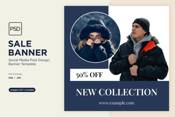 Winter Wonderland Winter Sale Banner Design